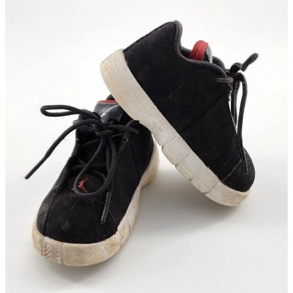 JORDAN Team Elite 2 Low Sneakers Baby Toddler Black/Red Size 5C Style AO2102-001